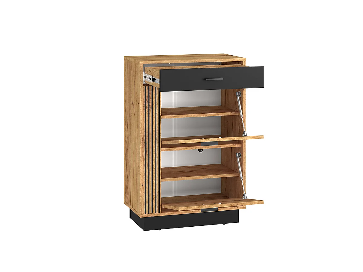 Schuhmöbel 2 Türen 1 Schublade Nilo Holz
