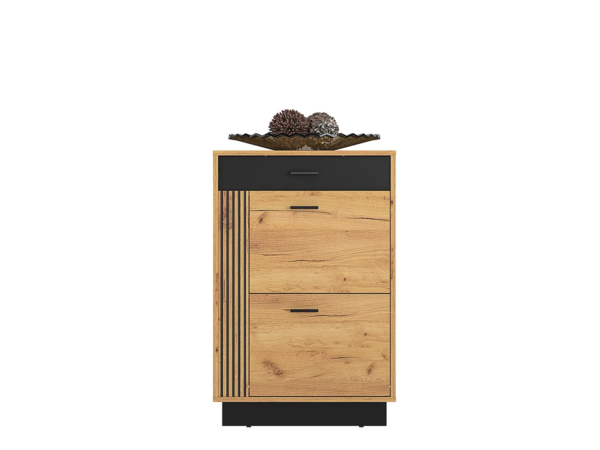 Schuhmöbel 2 Türen 1 Schublade Nilo Holz