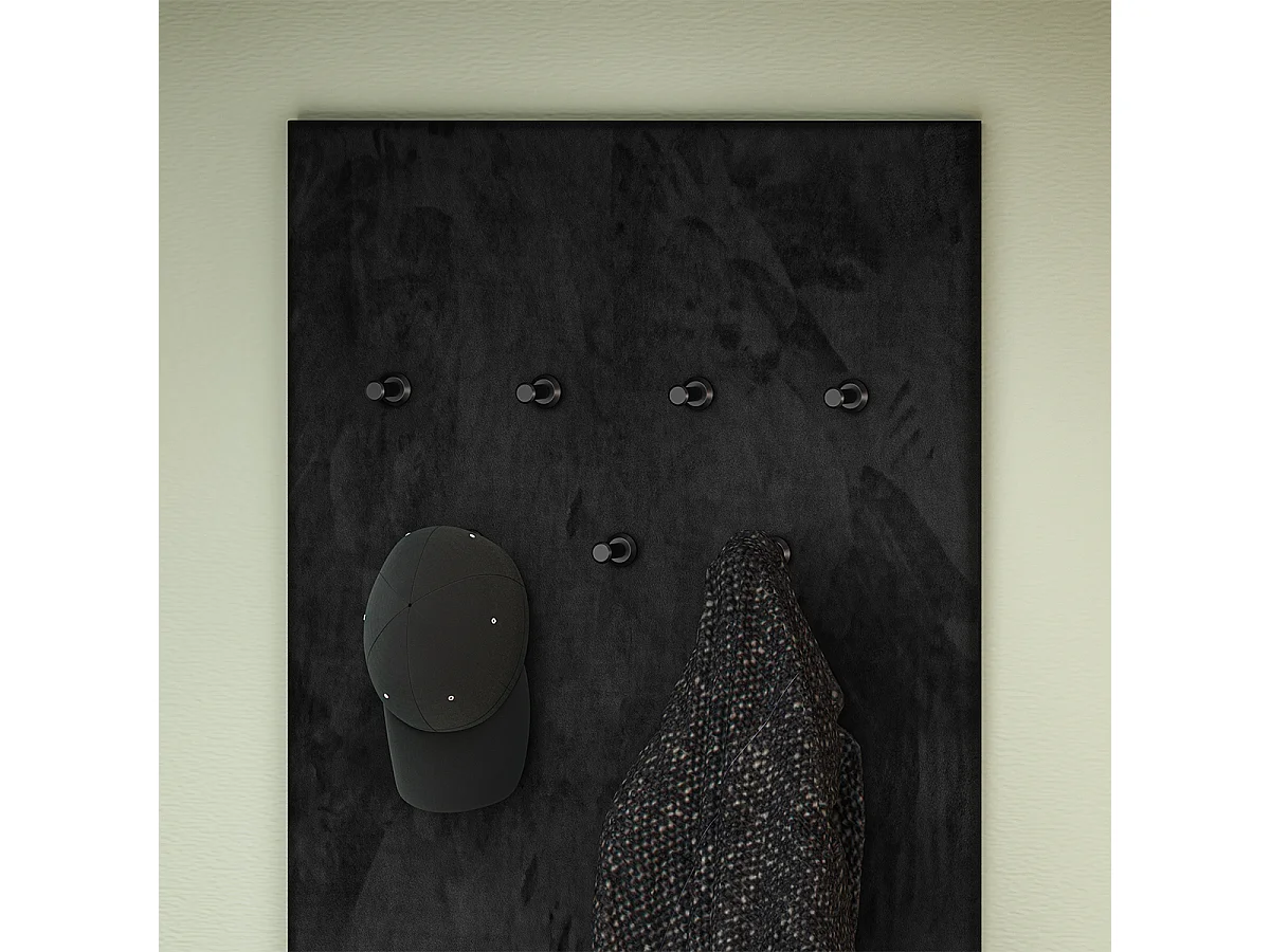 Meuble entrée porte-manteau et banc à chaussures 1 porte Nilo Bois