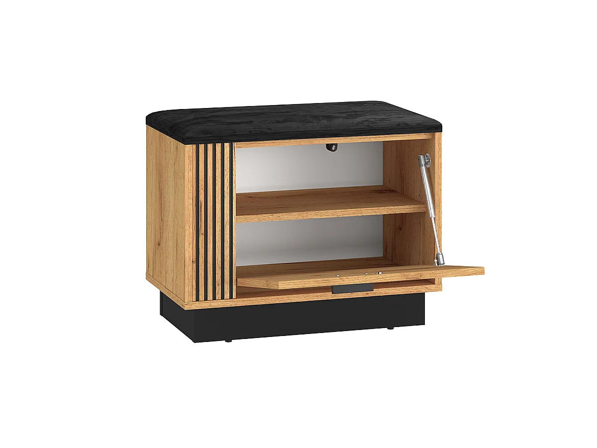1-dørs skoreol Nilo Wood