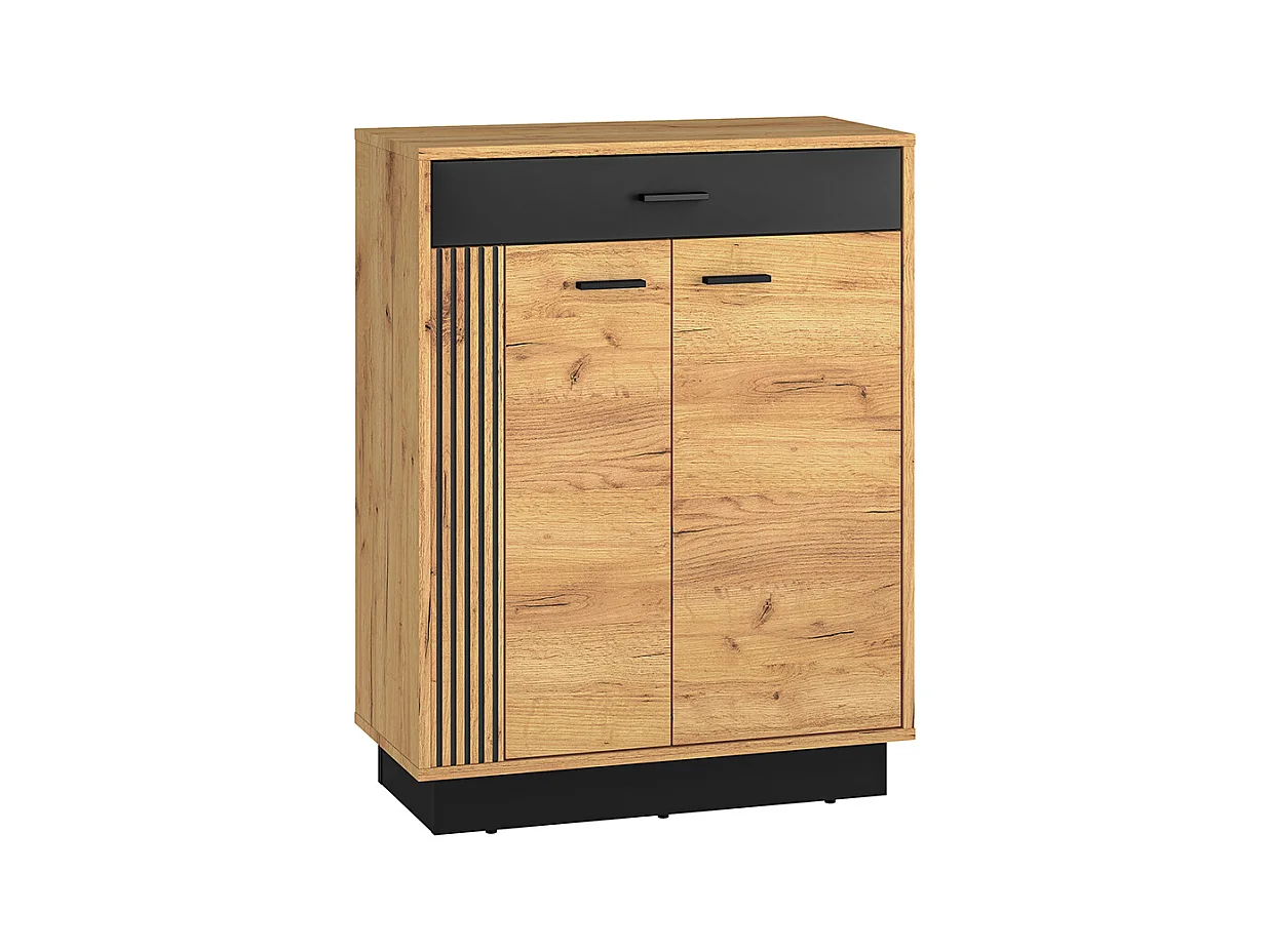 Schoenenkast 2 draaideuren 1 lade Nilo Wood