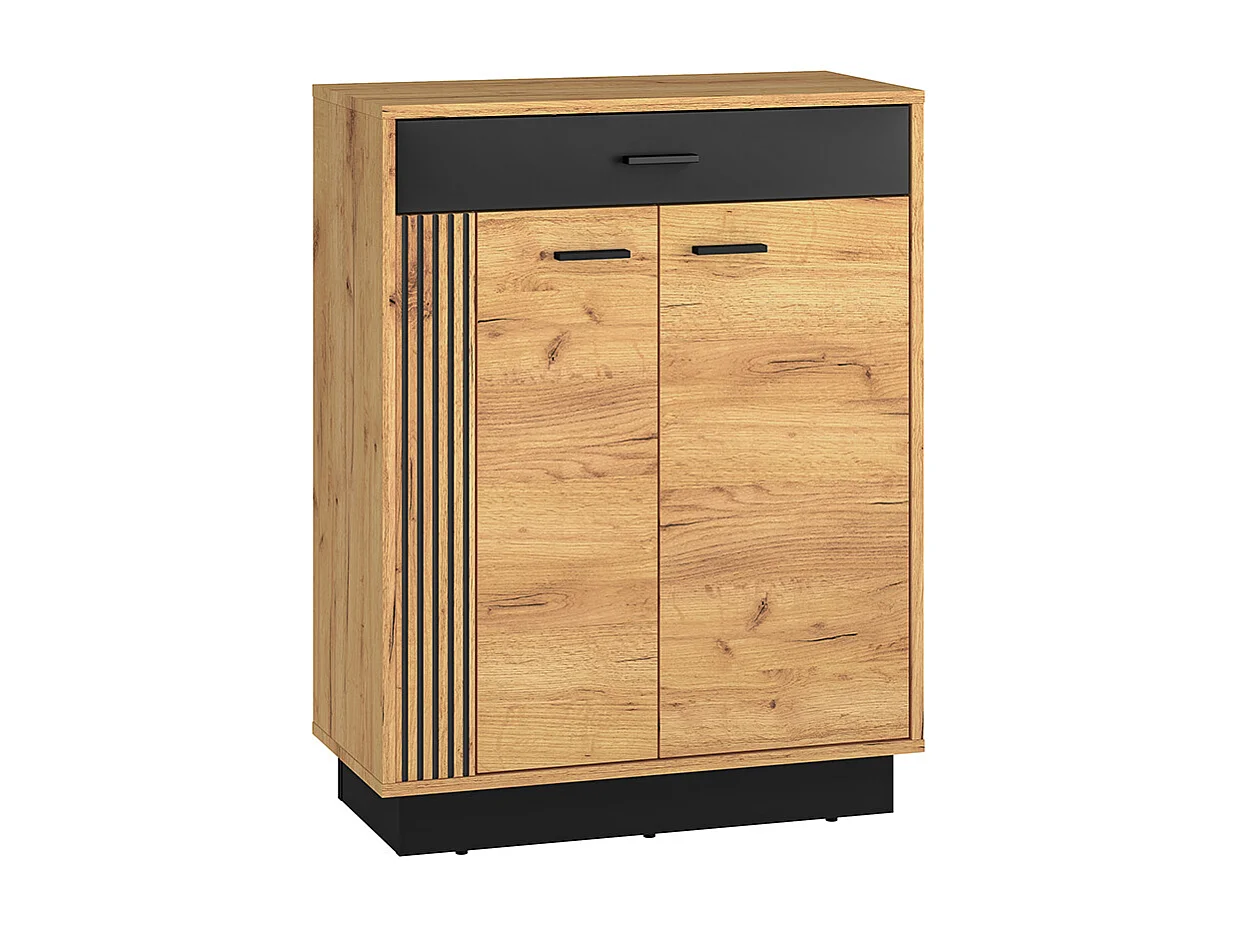Mueble zapatero 2 puertas abatibles 1 cajón Nilo Madera