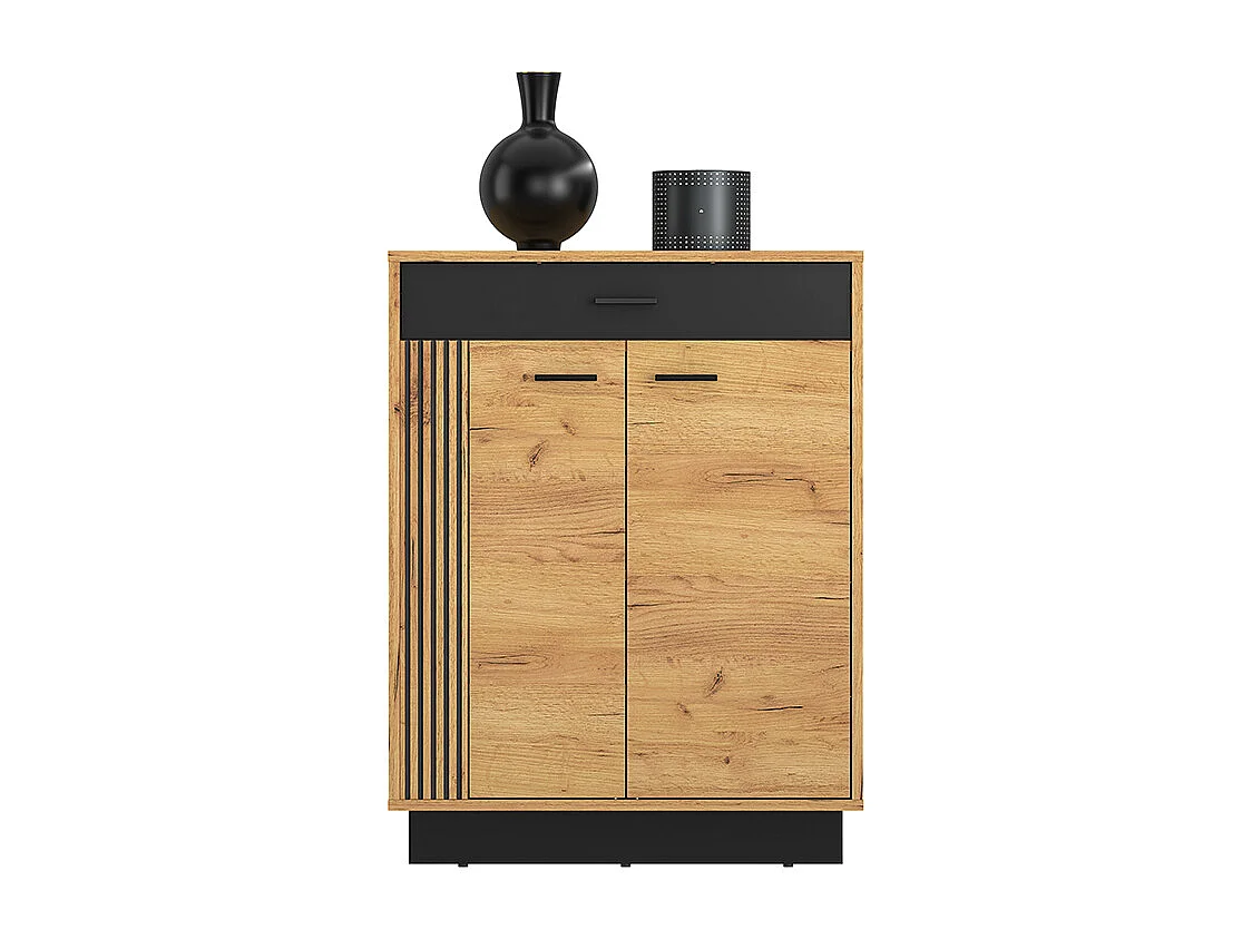 Mueble zapatero 2 puertas abatibles 1 cajón Nilo Madera