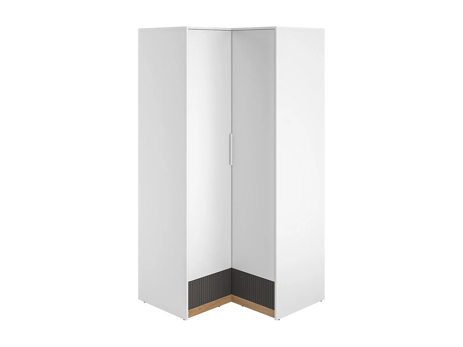 Ronan Wit 2-deurs hoekkast