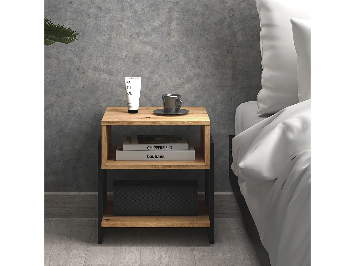 Mesa de cabeceira Tara madeira 46cm