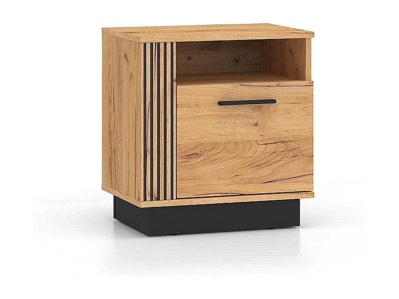 Comodino 1 anta Solal marrone 55cm