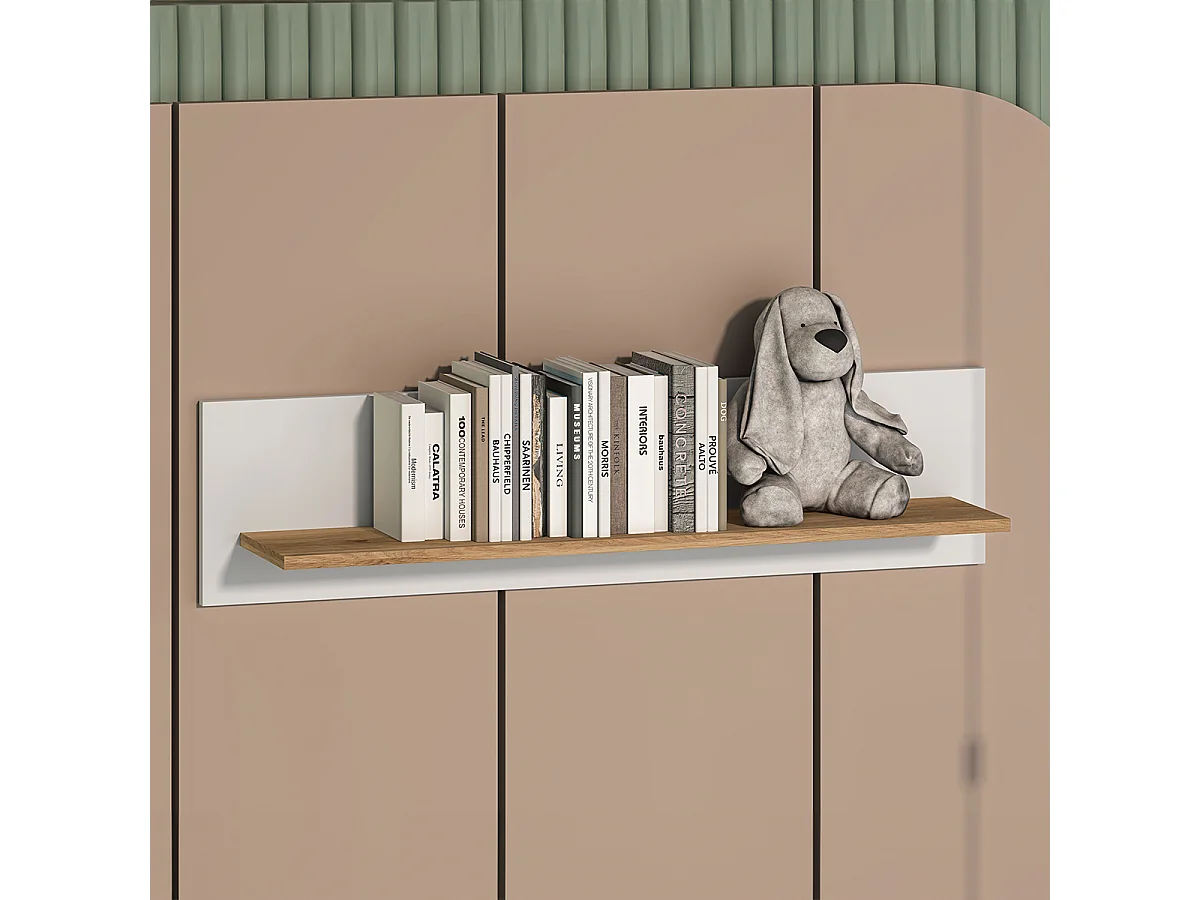 Prateleira de parede 94cm Ronan White