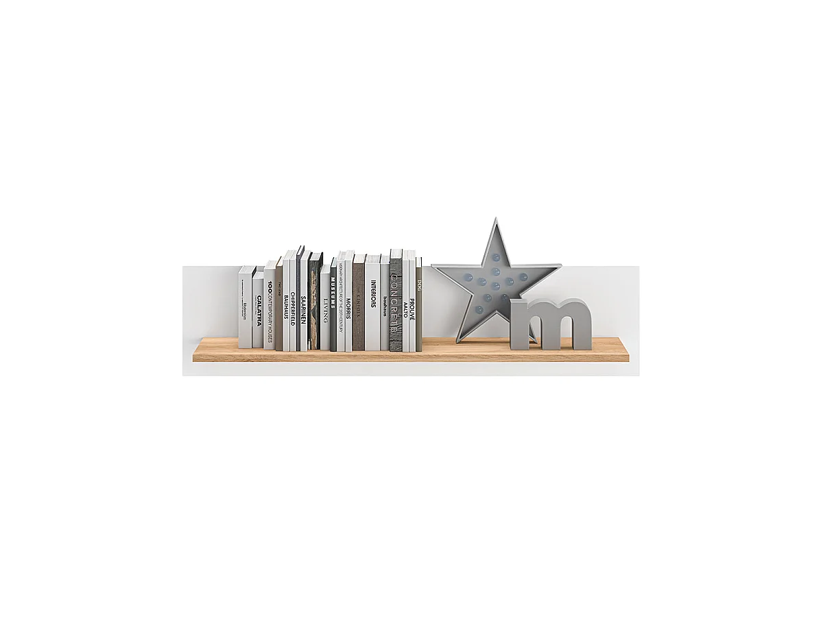 Wall shelf 94cm Ronan White