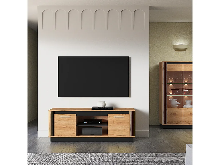 Mobile TV 2 ante Solal marrone 150cm