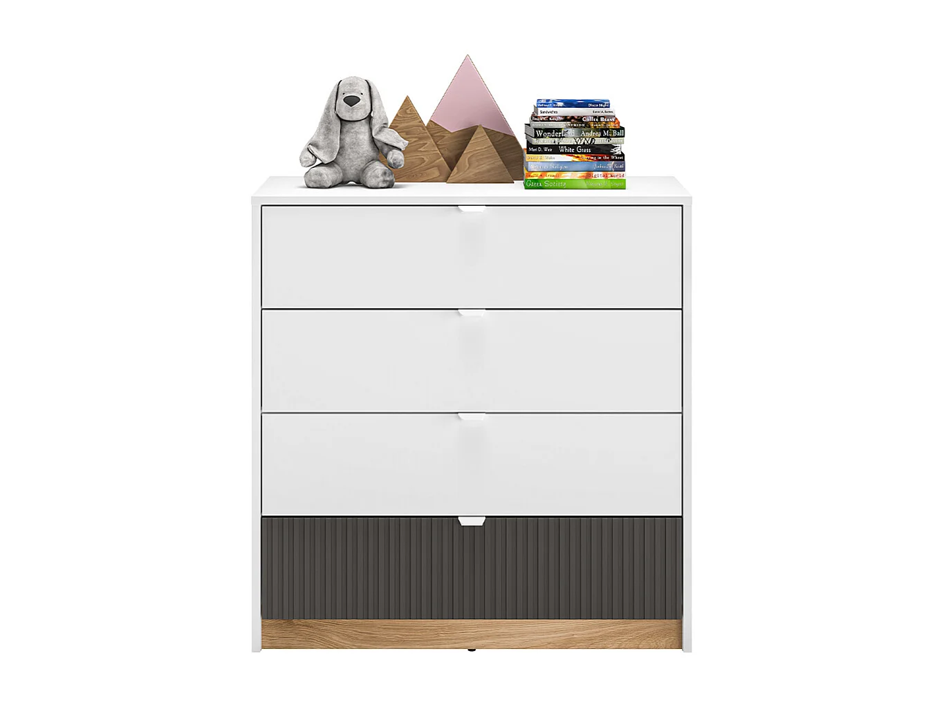 Commode 4 tiroirs Ronan Blanc