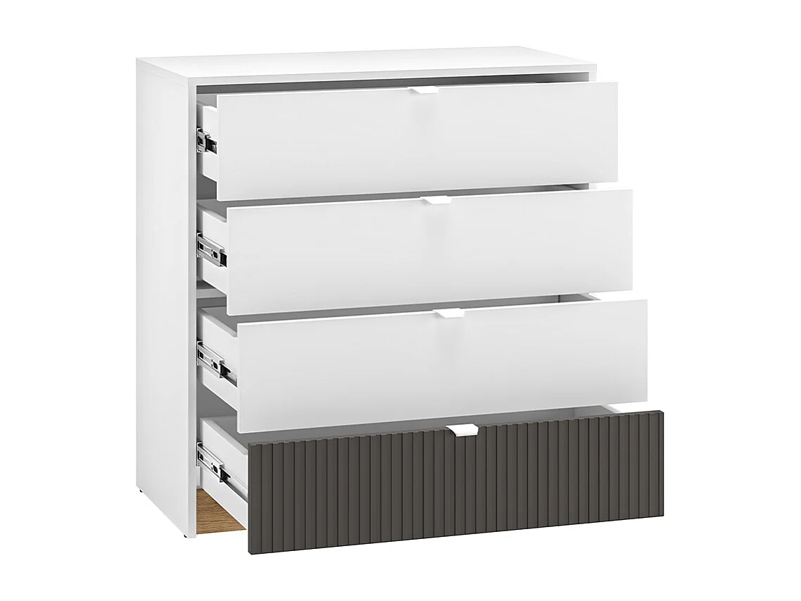 Ronan 4-ladekast Wit