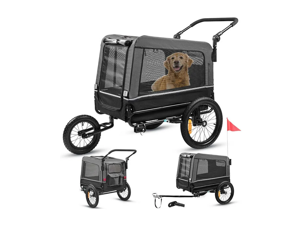 Remorque pour animaux 203 x 152 x 50 cm - Charge max 300kg