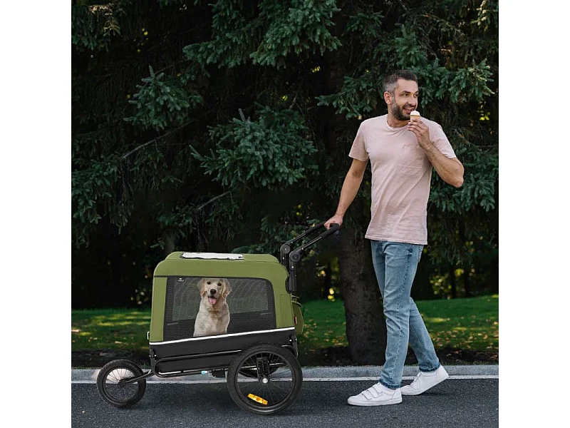 Remorque pour animaux 203 x 152 x 50 cm - Charge max 300kg