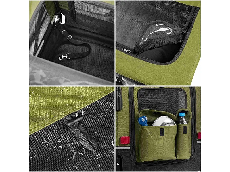 Remorque pour animaux 203 x 152 x 50 cm - Charge max 300kg