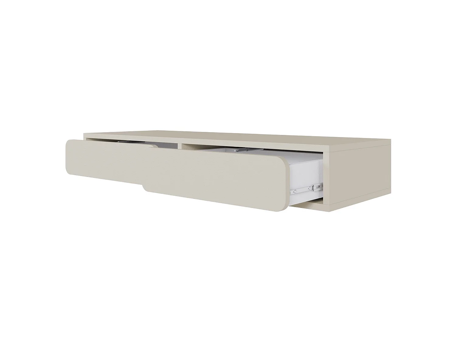 Selsey WUWU - Mobile da toilette a 2 cassetti - sospeso - 110 cm - greige