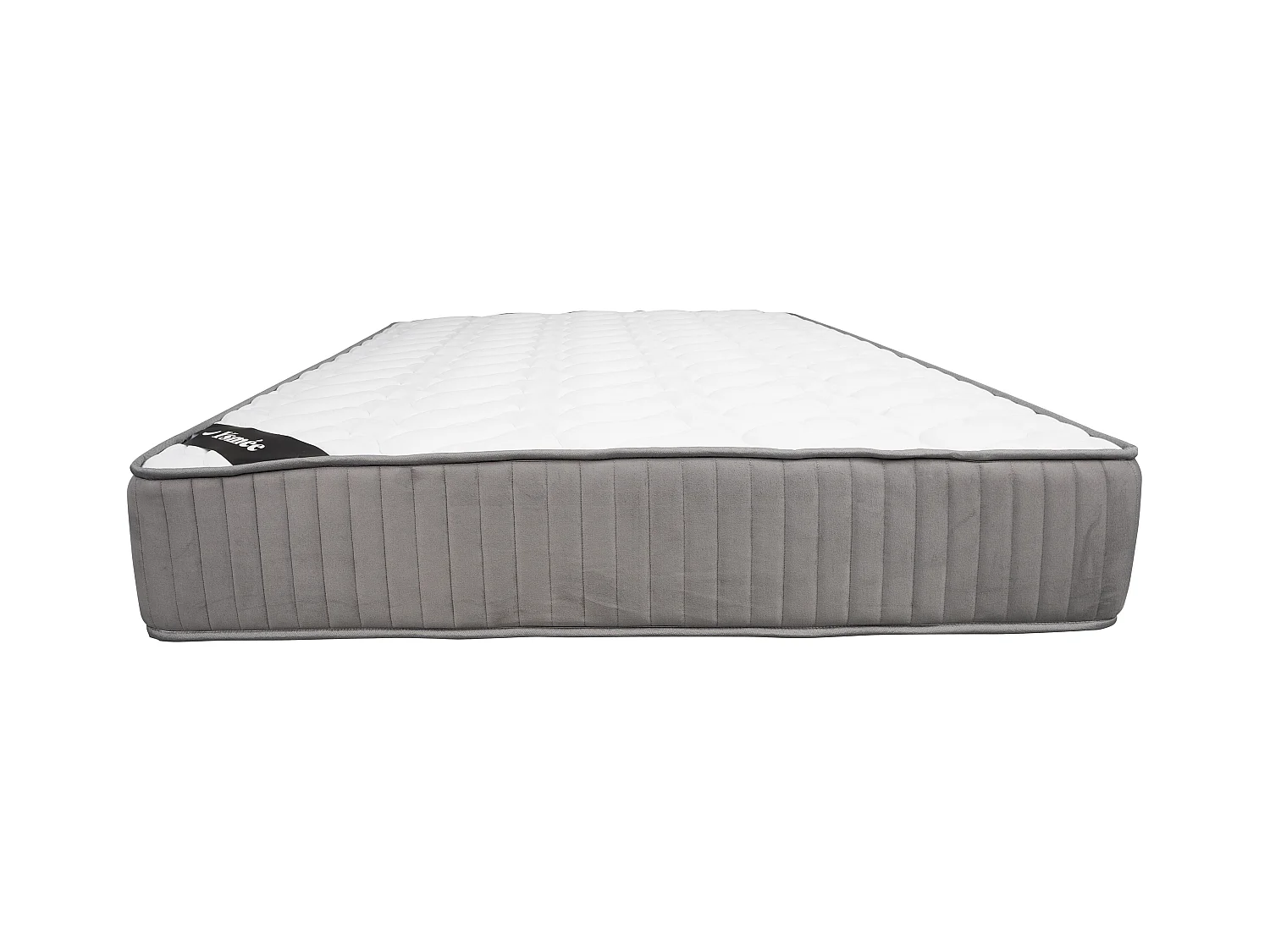 Ensemble 180 x 200 cm sommier coffre blanc + matelas mousse HR et accueil latex ép.30cm - MALINO de YSMÉE