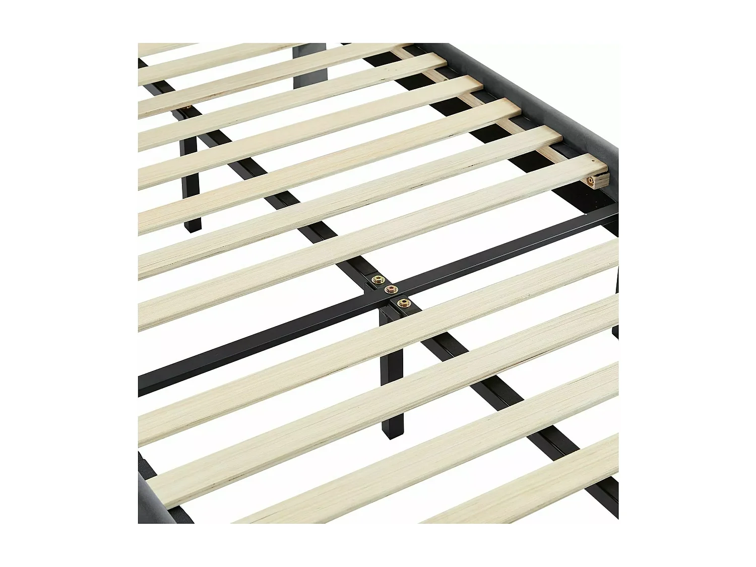 Letto Savana M (160x200)/Tessuto/Grigio