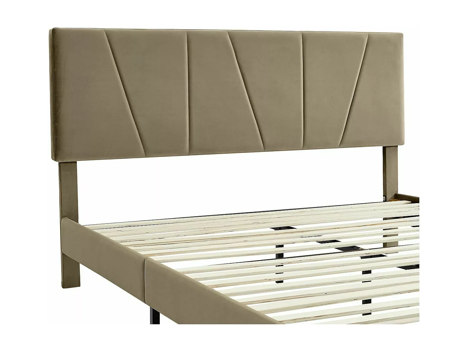 Lit Savana M (160x200)/Tissu/Beige