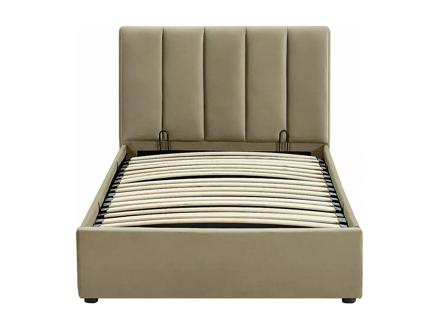 Lit Montreal (90x200)/Tissu/Beige