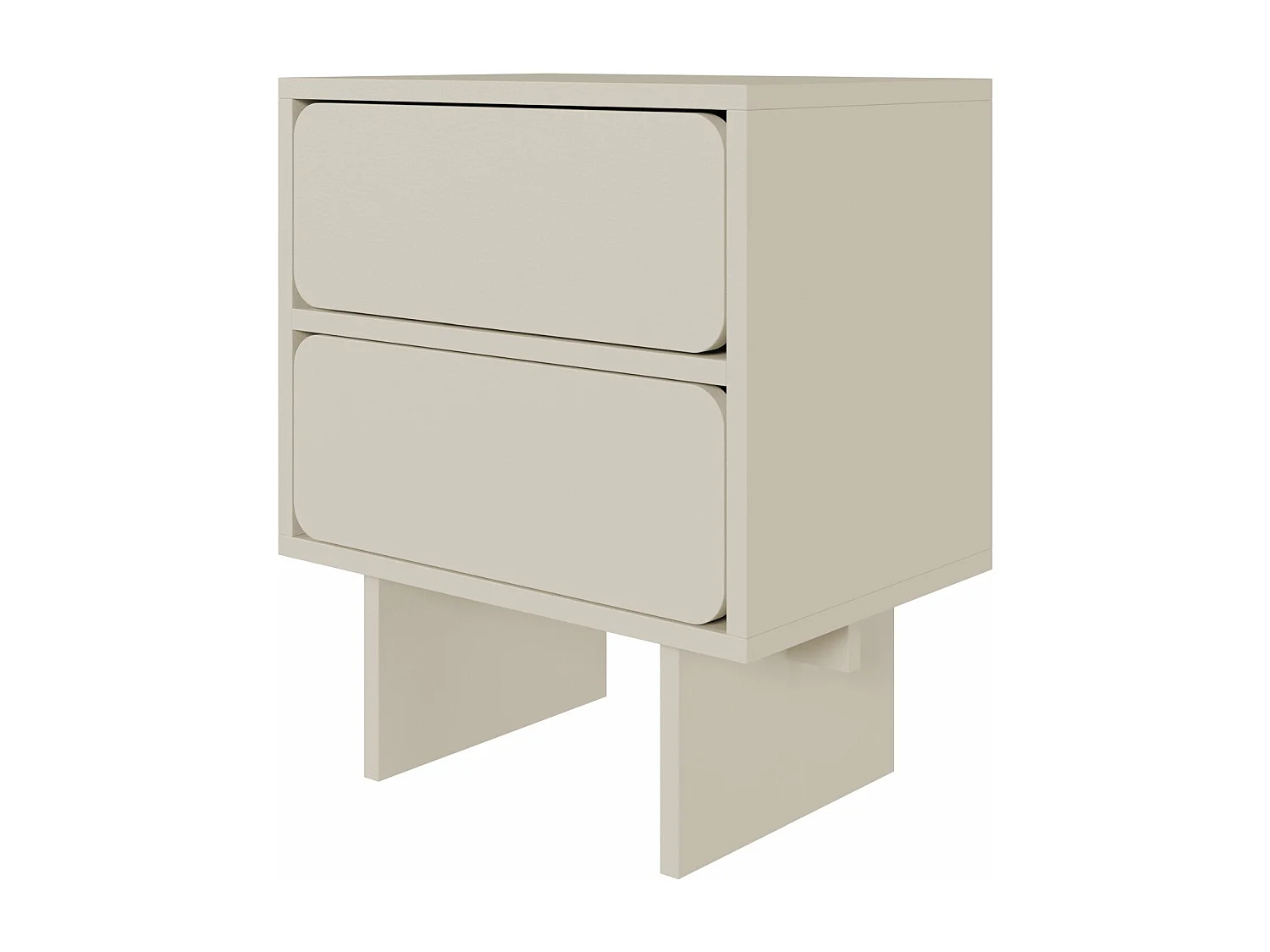 Comodino - 50 cm - grigio beige - WUWU