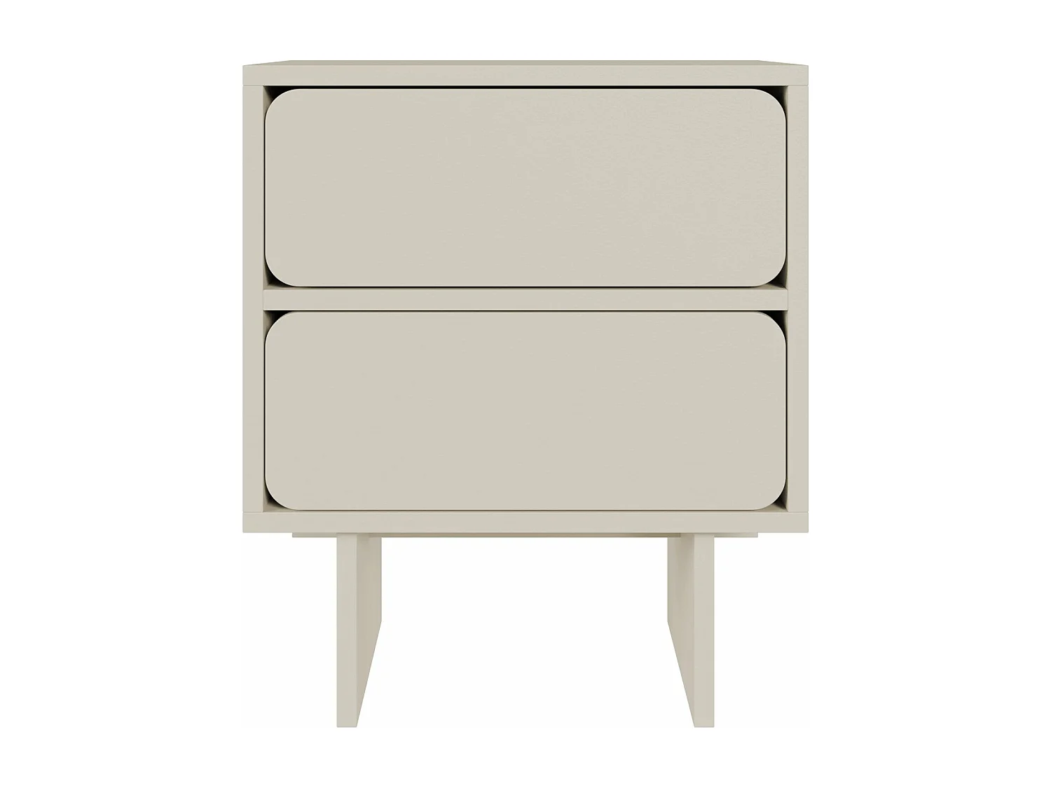 Comodino - 50 cm - grigio beige - WUWU