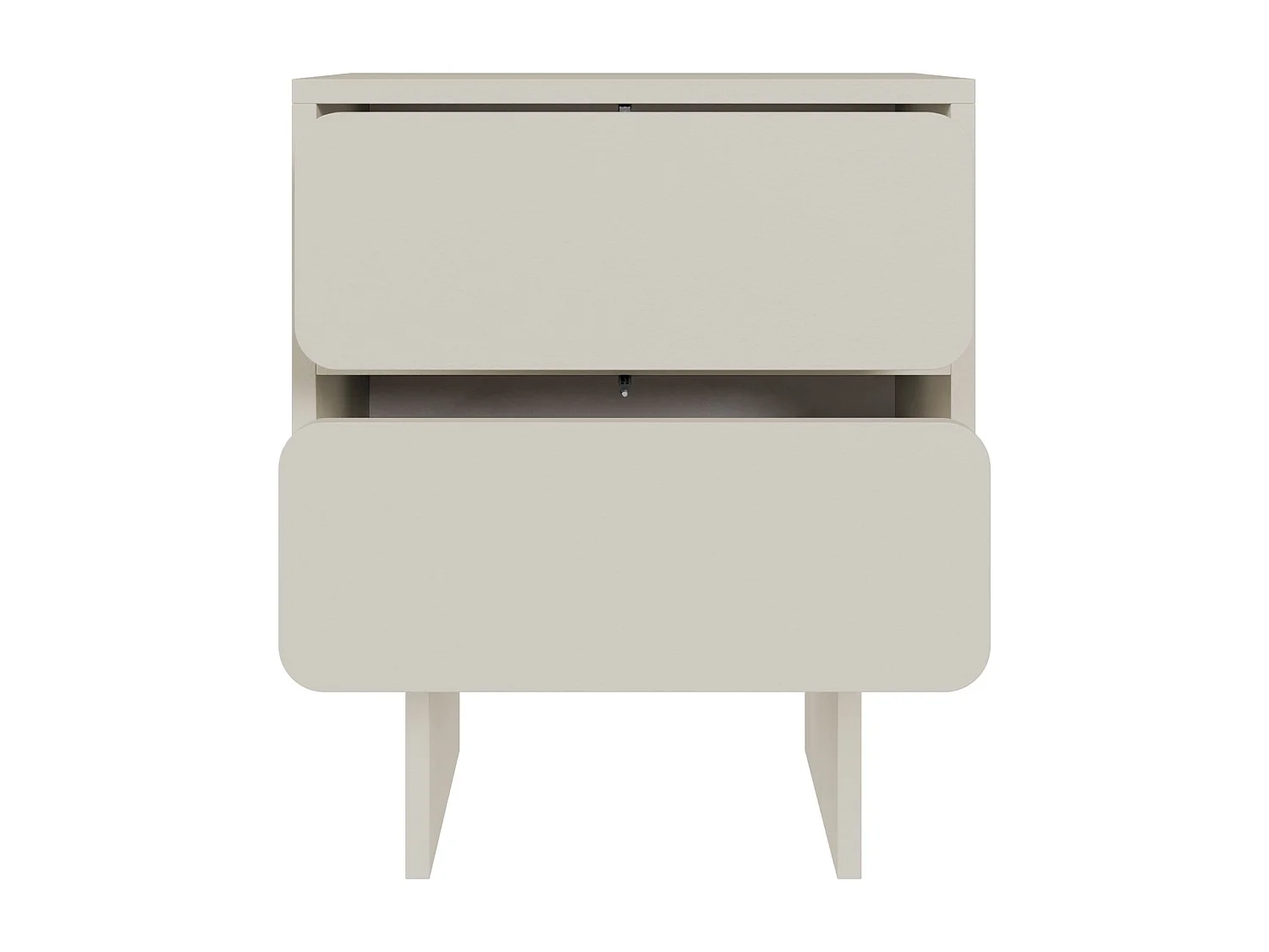 Comodino - 50 cm - grigio beige - WUWU