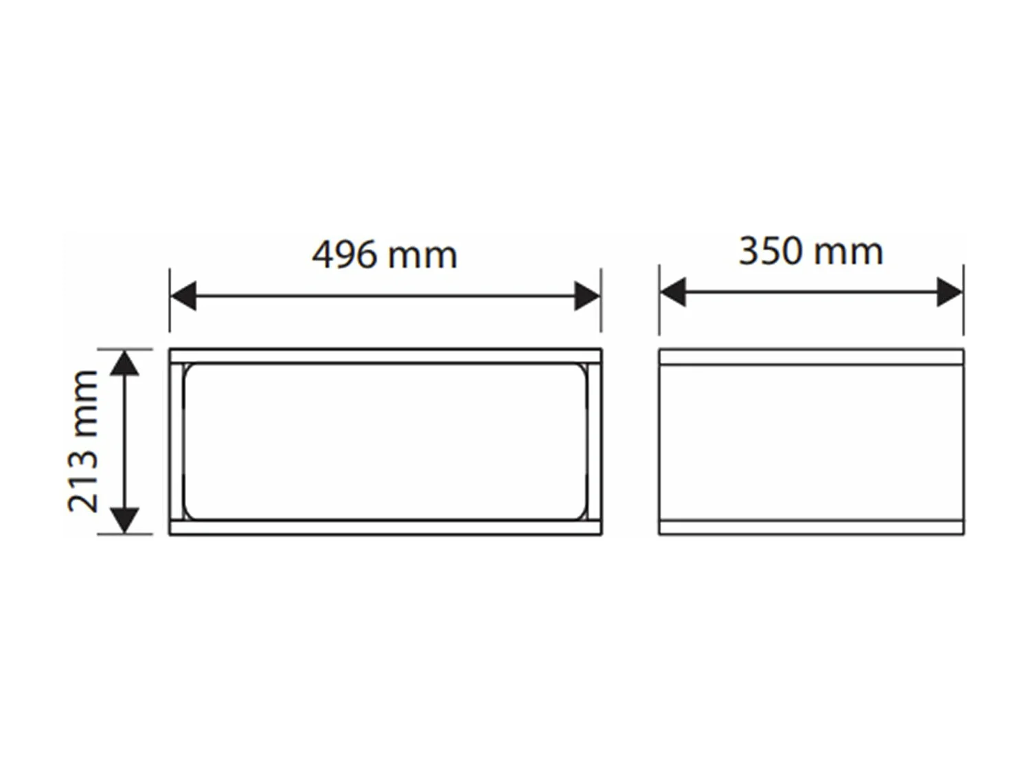 Table de chevet suspendue - avec tiroir - grège - WUWU