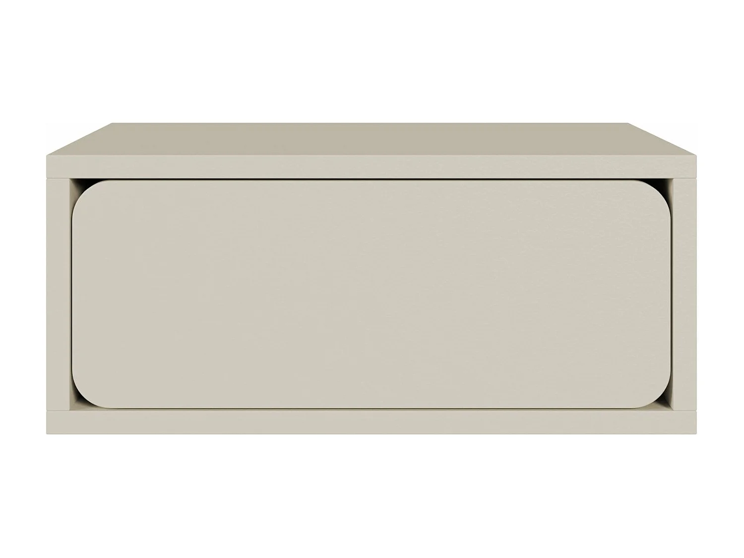 Table de chevet suspendue - avec tiroir - grège - WUWU