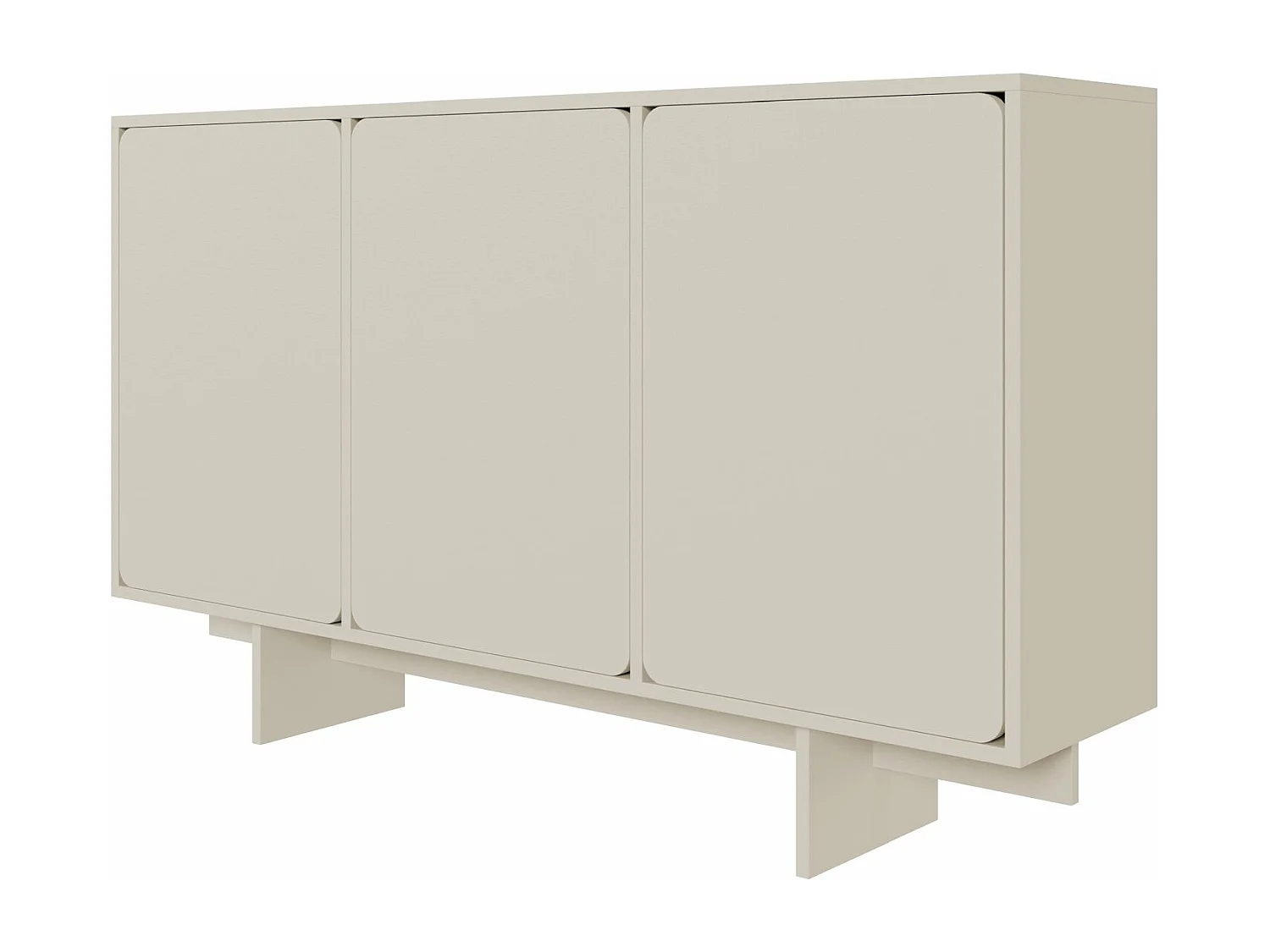 Buffet - 150 cm - 3 portes - grège - WUWU