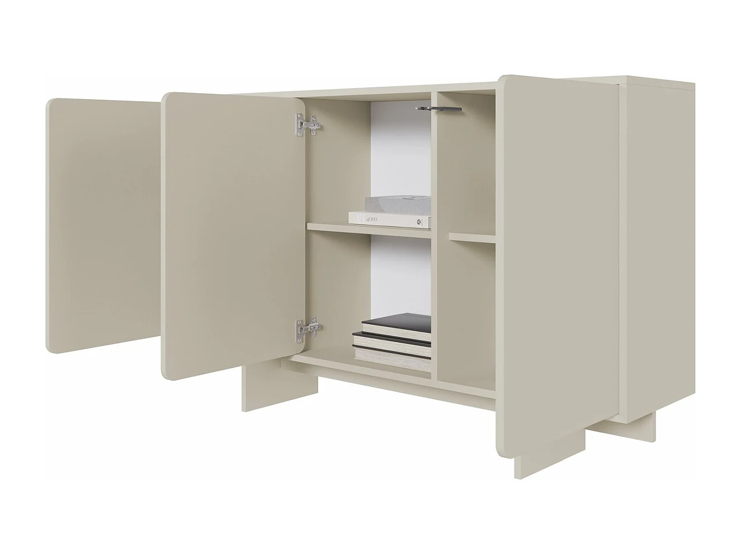 Buffet - 150 cm - 3 portes - grège - WUWU