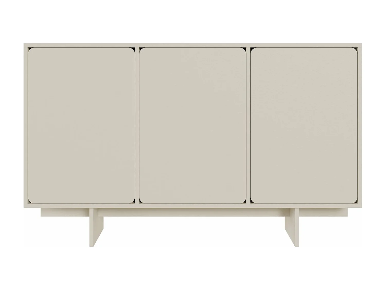 Buffet - 150 cm - 3 portes - grège - WUWU