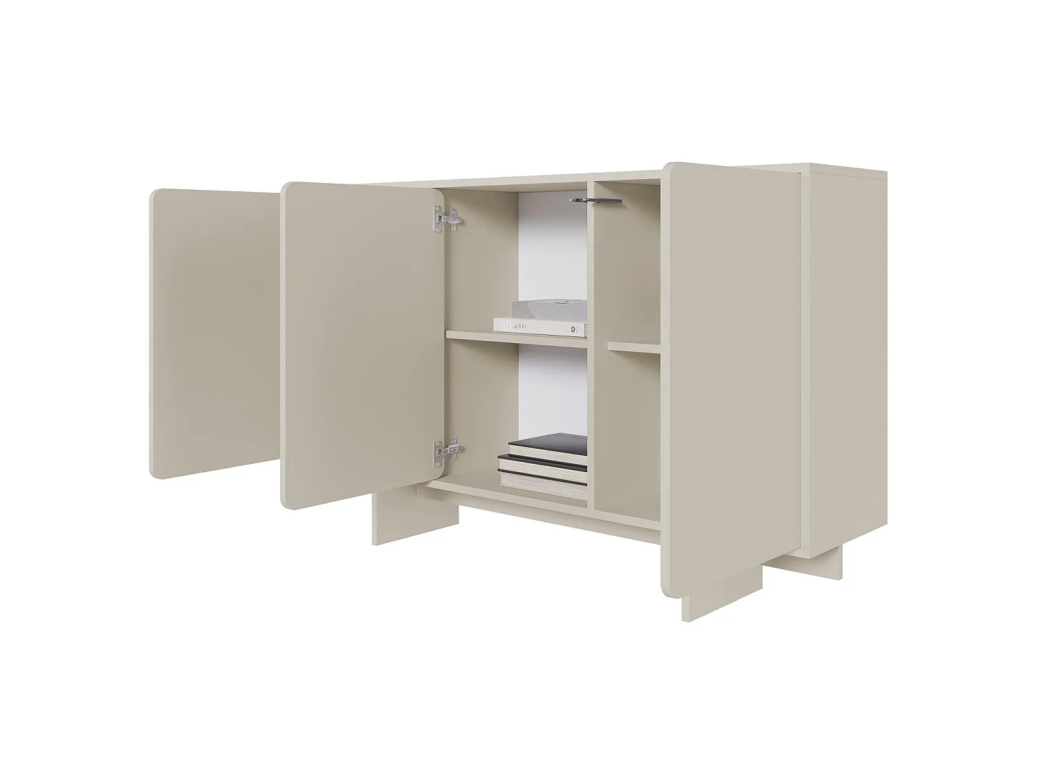Dressoir - 150 cm - 3 deuren - grijs - WUWU