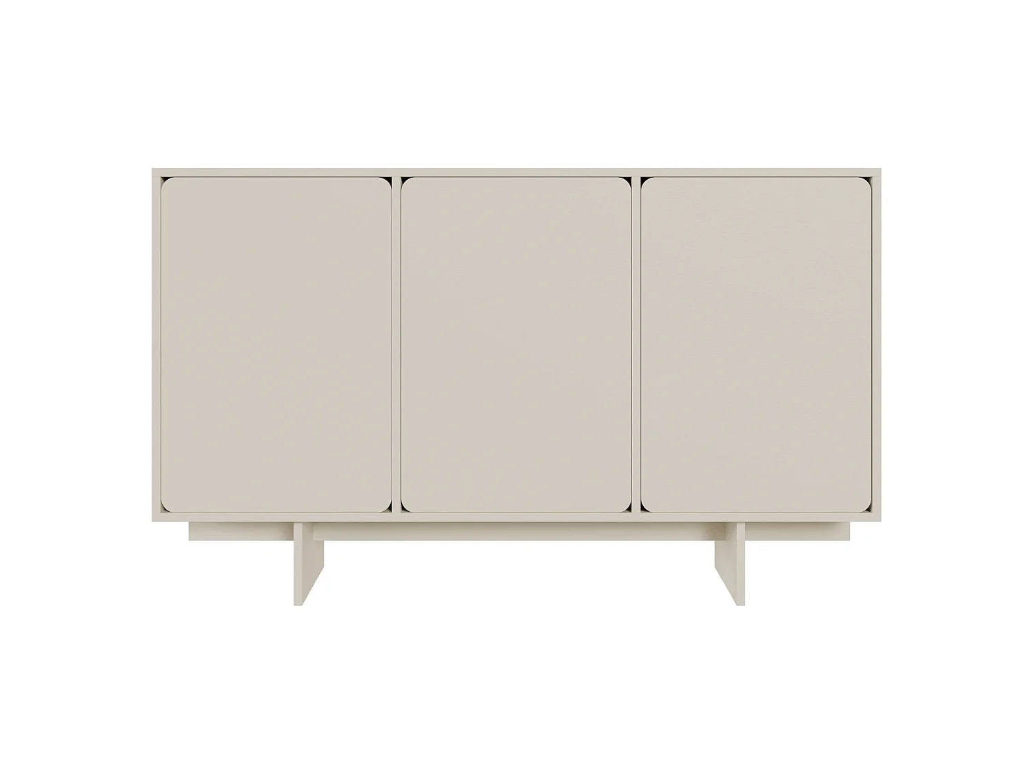 Dressoir - 150 cm - 3 deuren - grijs - WUWU