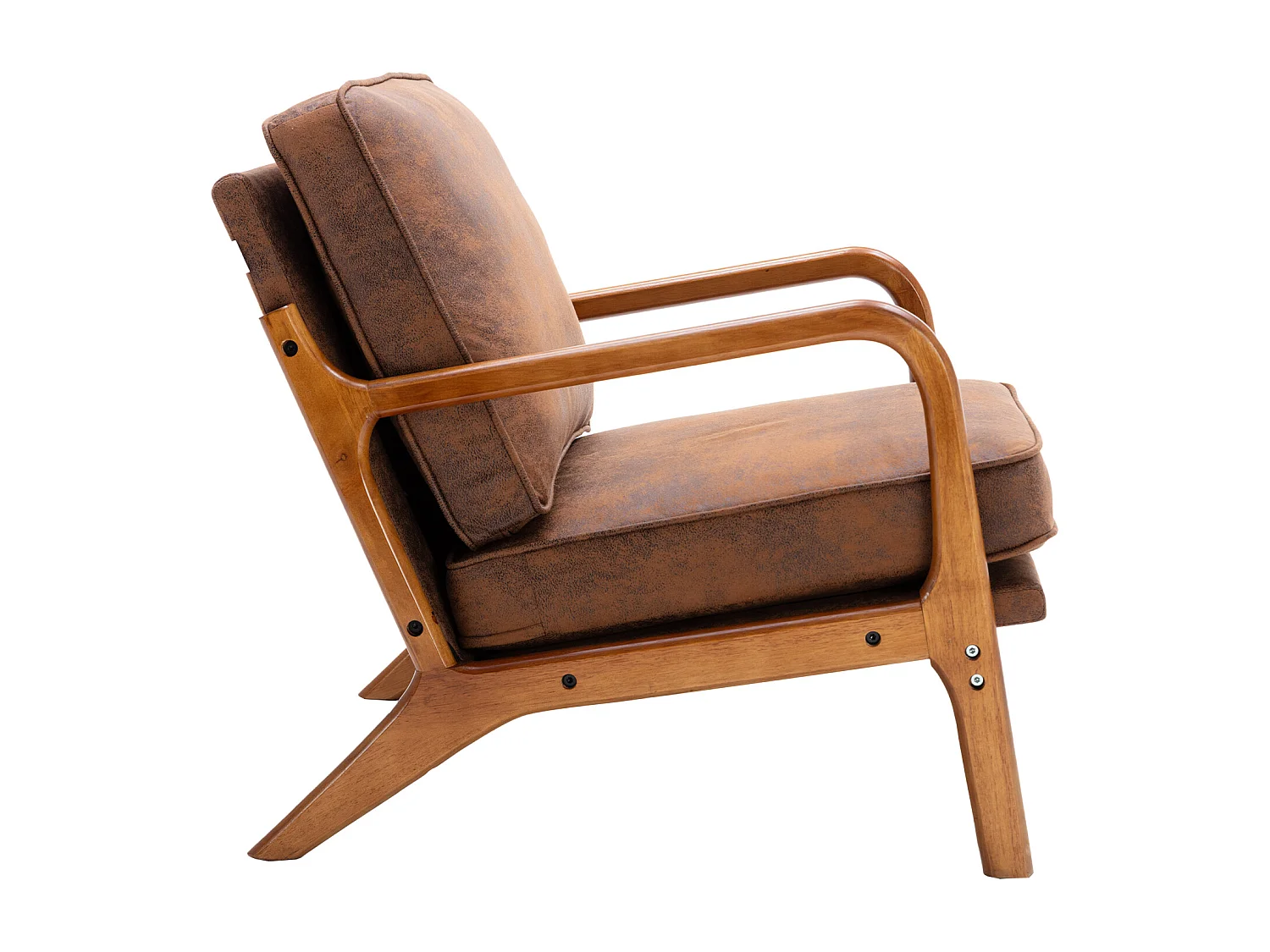 Fauteuil en bois, fauteuil d'appoint moderne, fauteuil de salon pour le salon