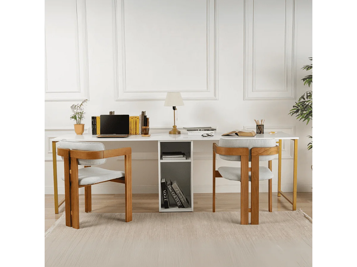 Dubbel bureau L240 cm - TWIN