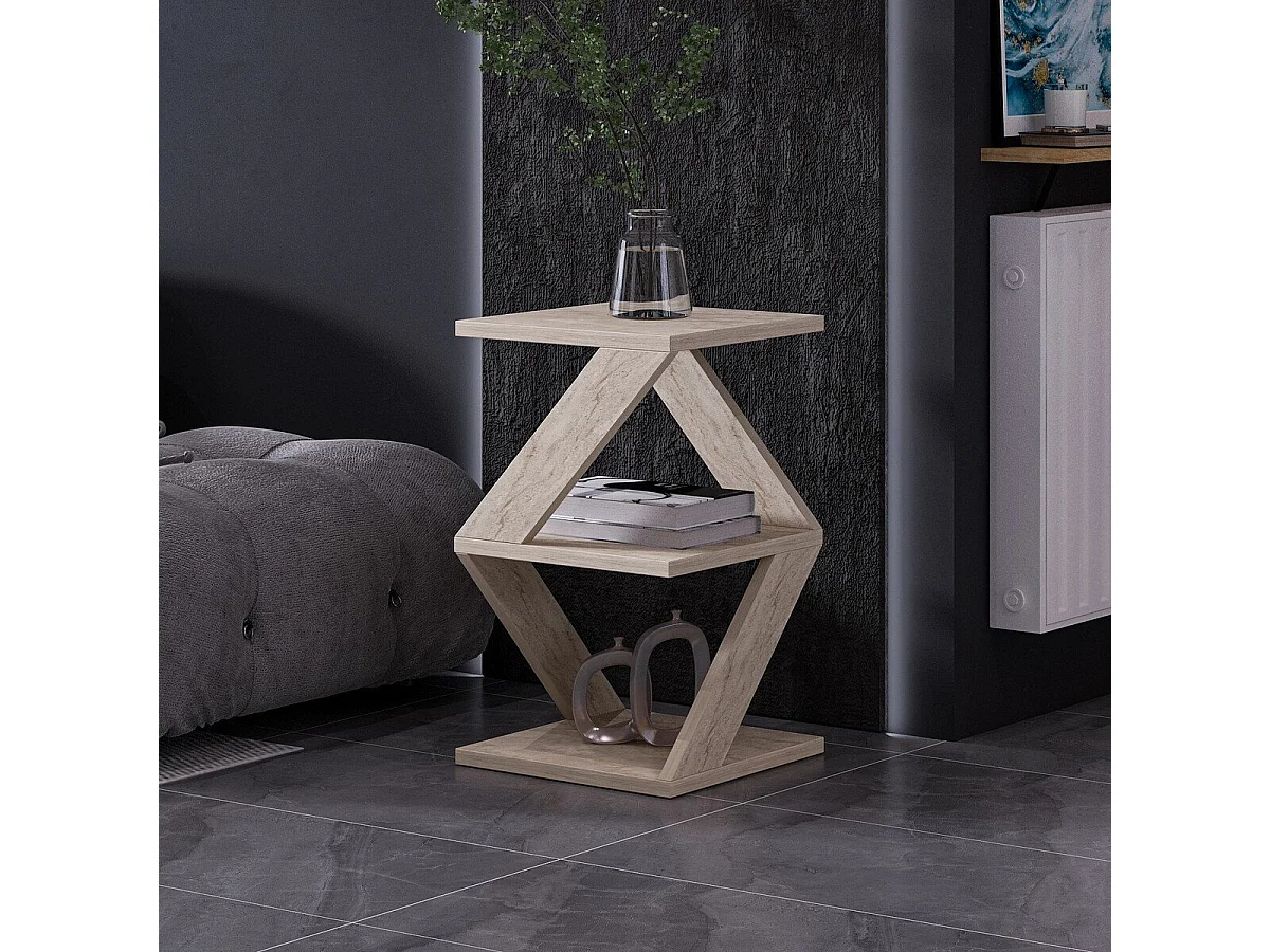 Mesa auxiliar 3 niveles H50 cm - ALBENI