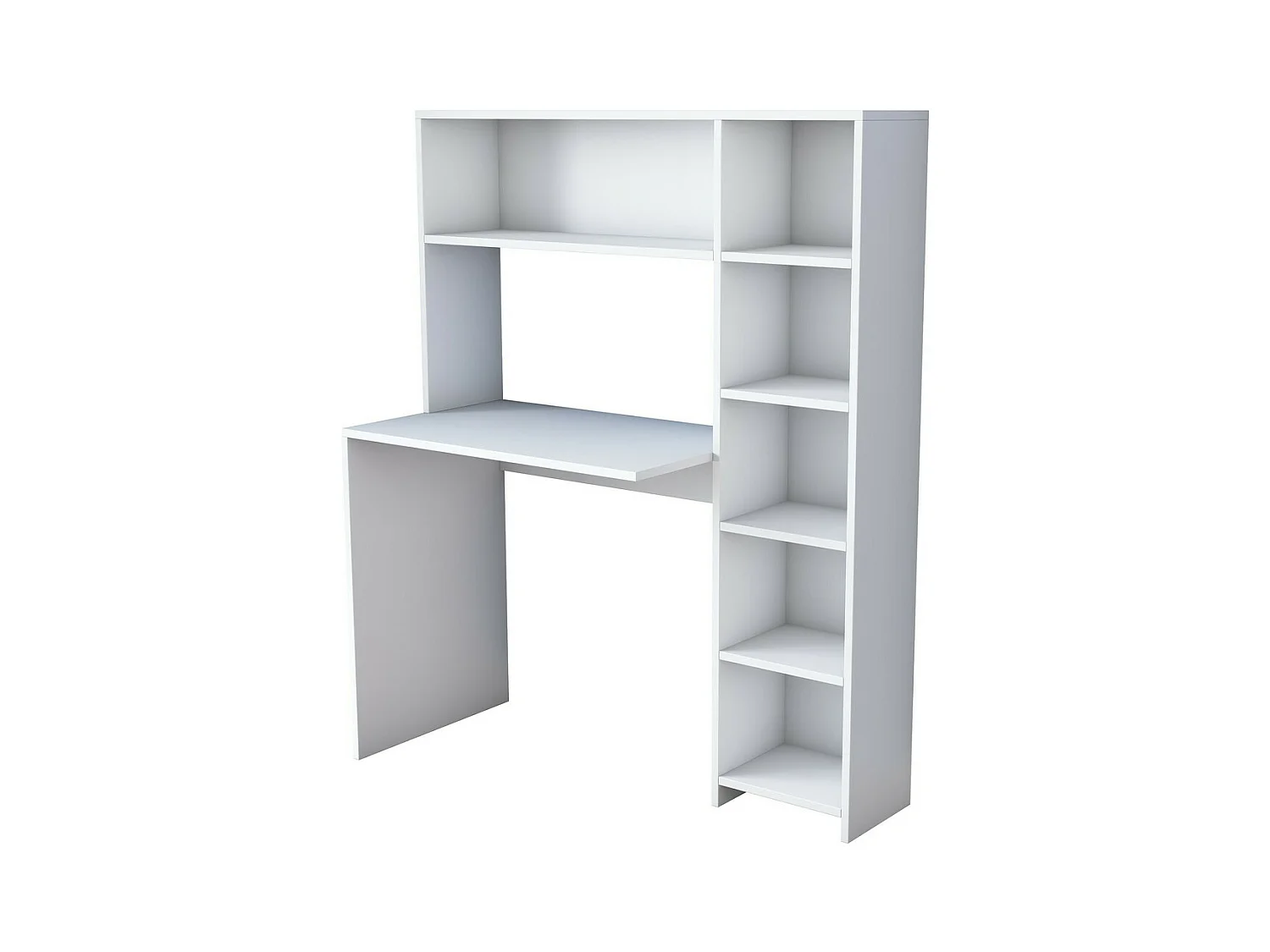 Mesa de oficina Kailua 243, 75x113x40cm, Blanco