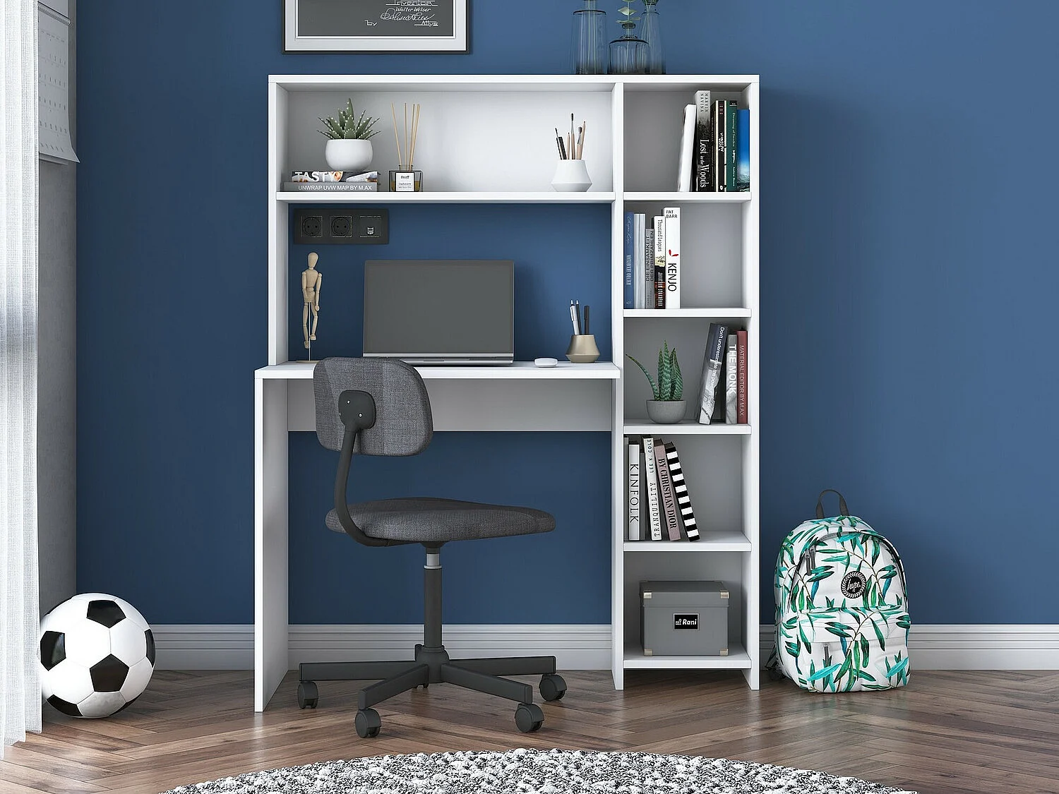 Bureau avec niches de rangement Simplicity