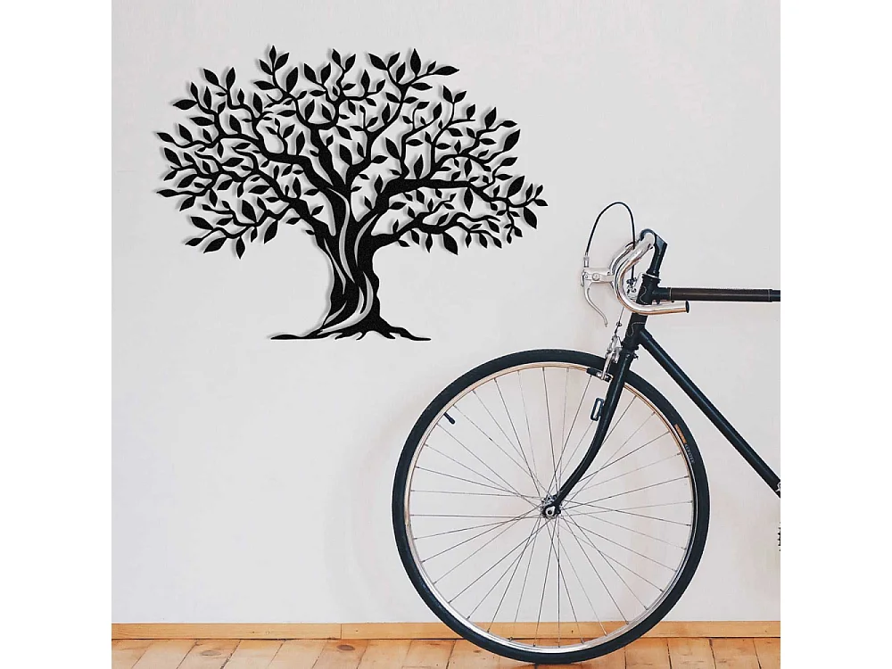 Décoration murale en métal Arbre