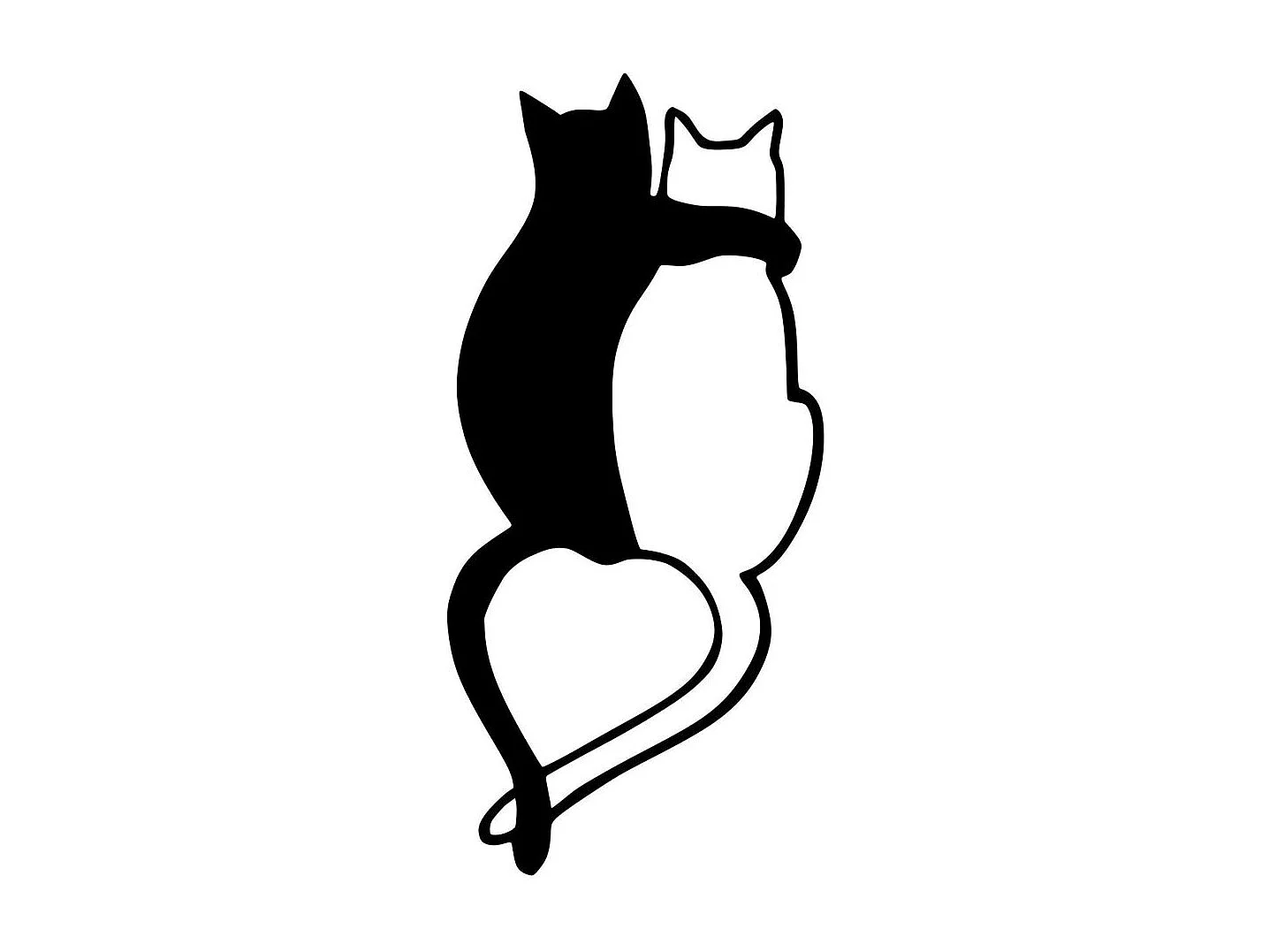 Accesorio decorativo de pared – 33 x 70 cm – negro – 100% metal