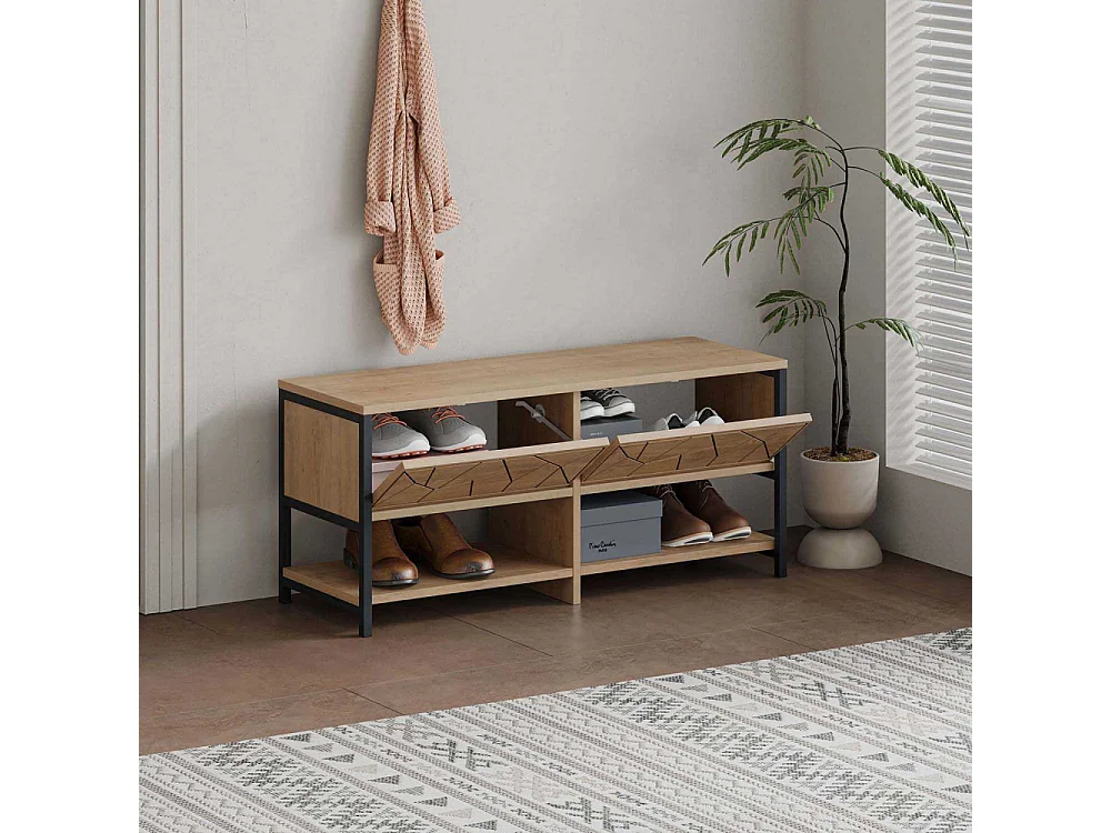 Meuble d'entrée avec rangements Inola