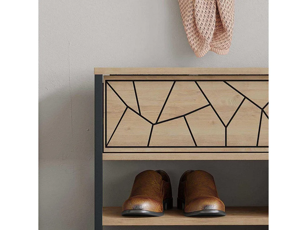 Meuble d'entrée avec rangements Inola