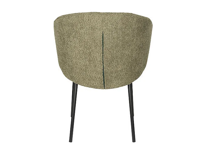 Chaise de salon tissu et métal