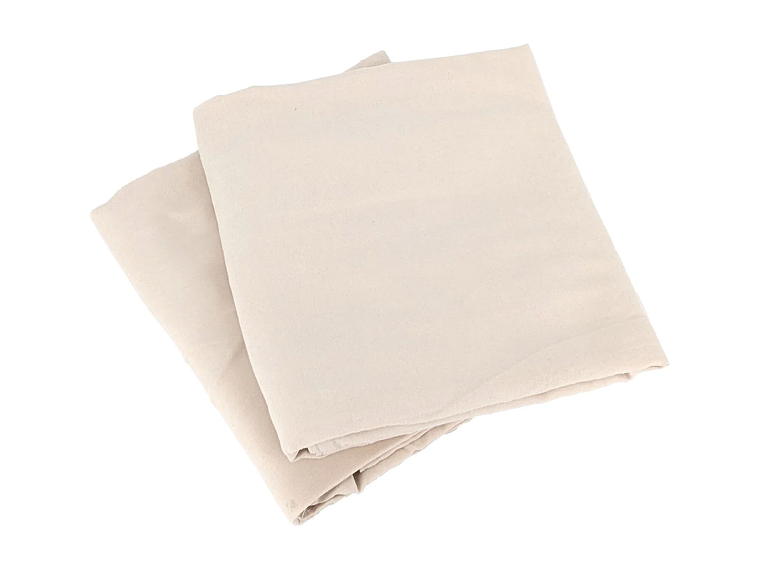 Parure 260x240 cm MILA polyester micro lavée marron sable 3 pièces