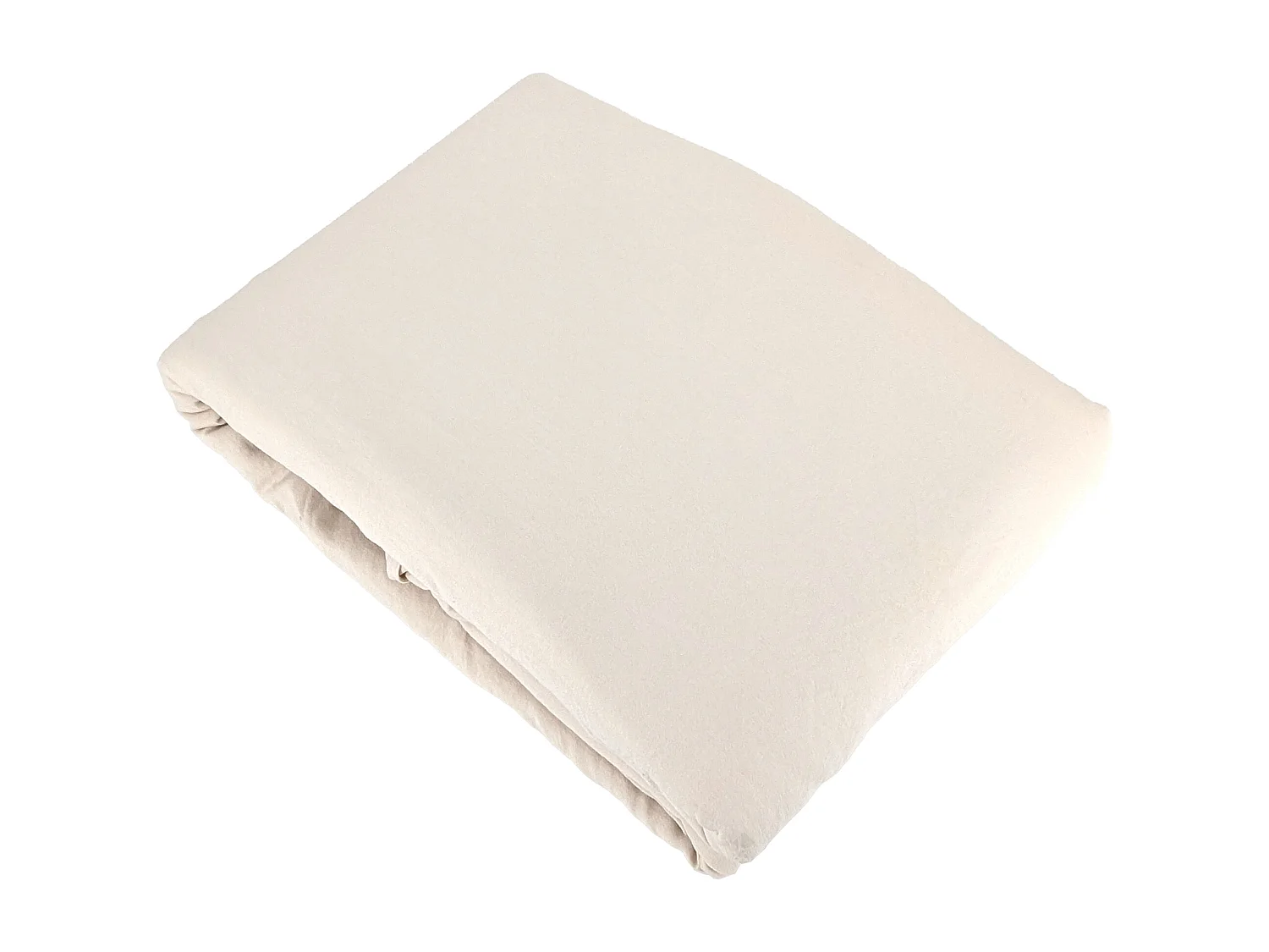 Parure 260x240 cm MILA polyester micro lavée marron sable 3 pièces