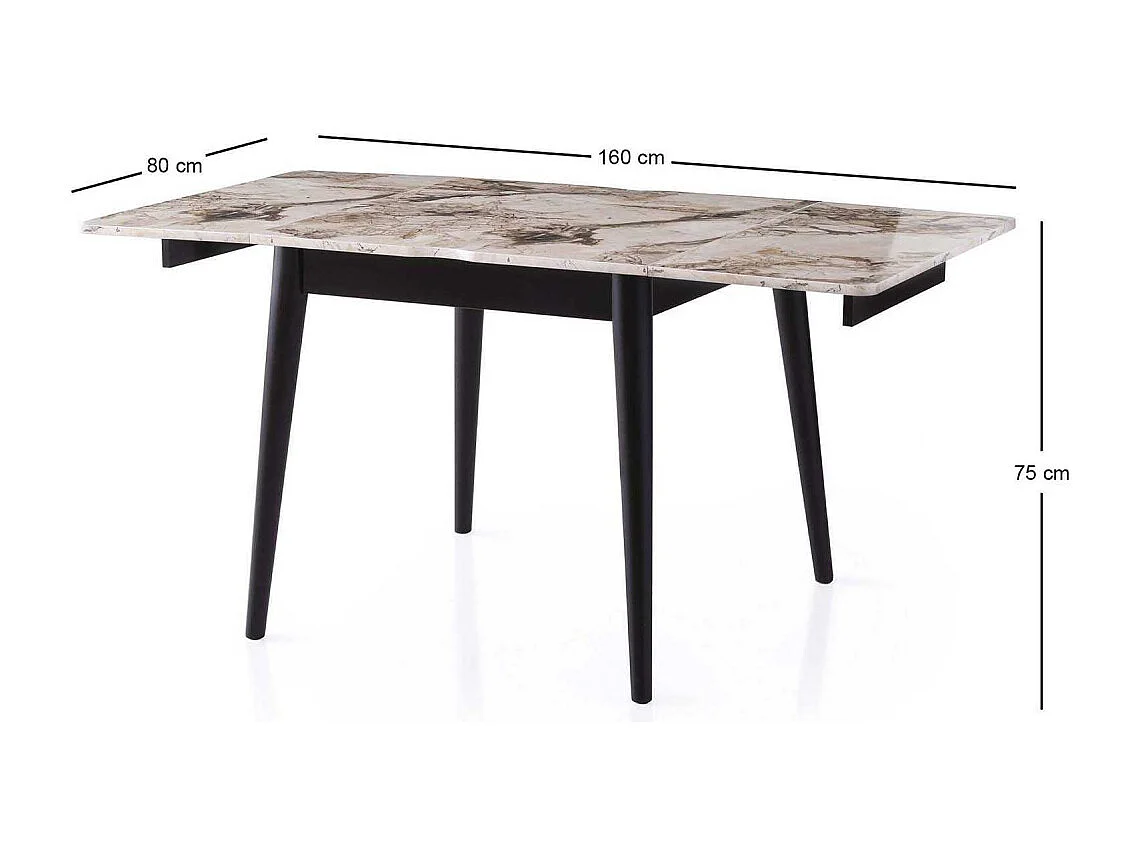 Table de repas extensible Totem
