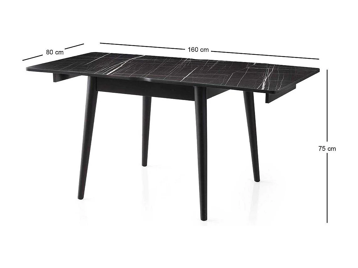 Table de repas extensible Totem