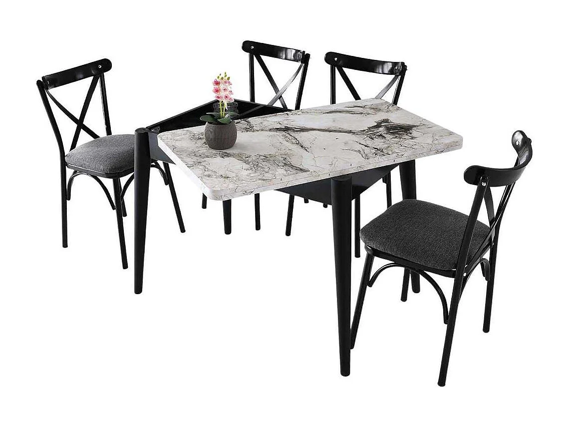 Table de repas extensible Dolunay