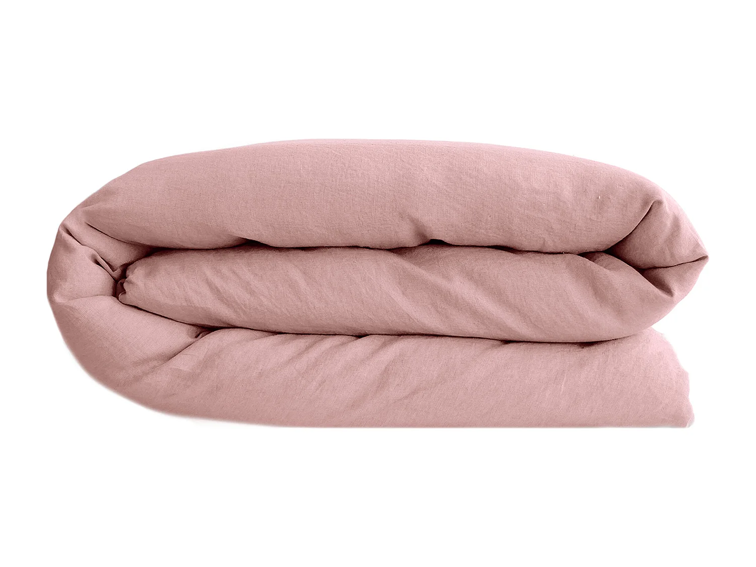 Housse de couette lin et coton 280x240 cm collection OPERA rose