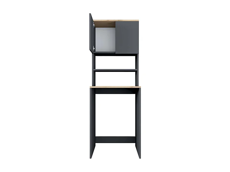 Meuble machine à laver en aggloméré Walnut